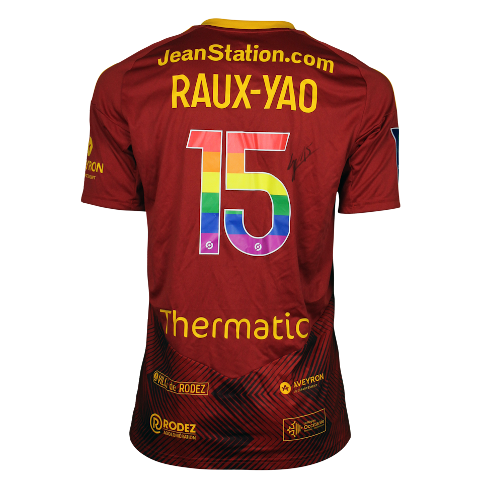 Maillot de Serge Philippe Raux Yao (Rodez Aveyron Football)