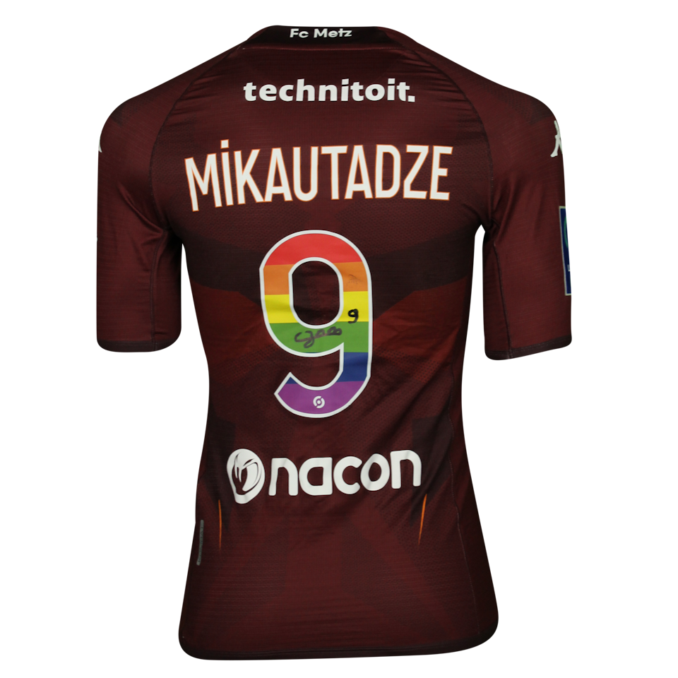 Maillot de Georges Mikautadze (FC Metz)
