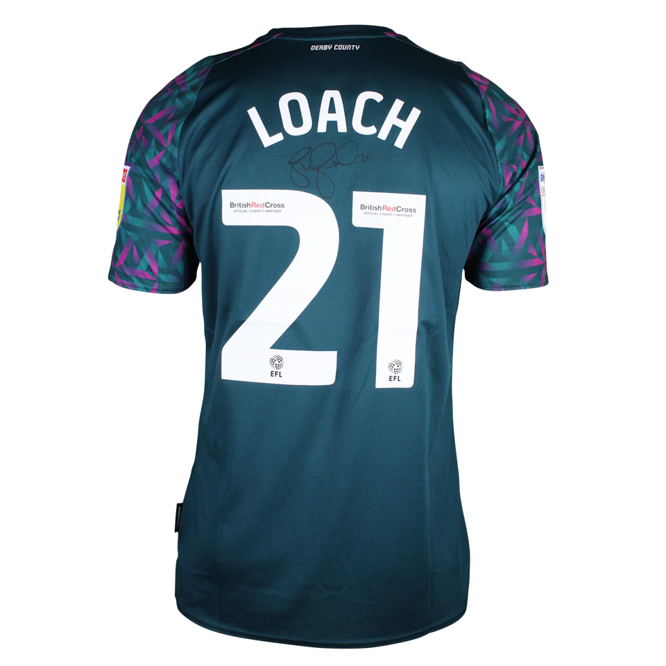Derby County 팀의 Scott Loach 셔츠