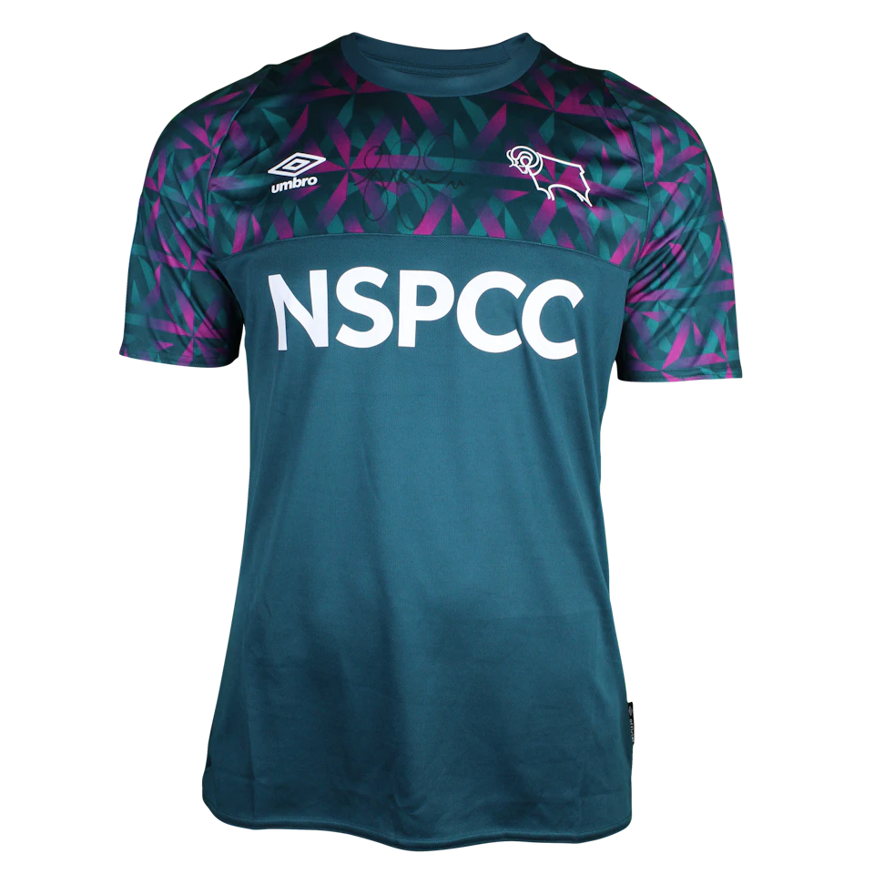 Derby County 팀의 Scott Loach 셔츠