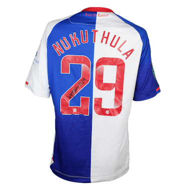 Official Blackburn Rovers W Soccer Game-Worn Jerseys