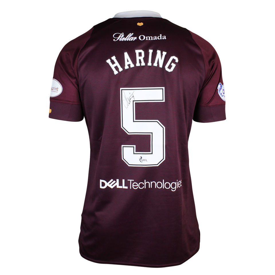 Peter Haring Heart of Midlothian shirt