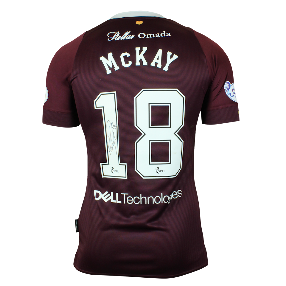Barry McKay Heart of Midlothian shirt