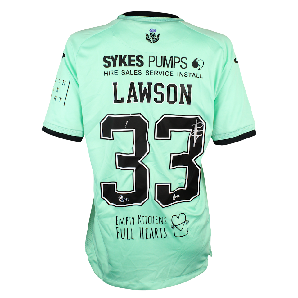 来自Hibernian W的Poppy Lawson球衣