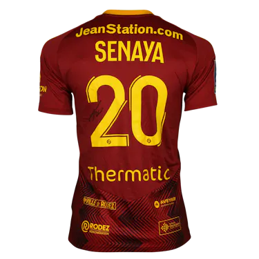 Marvin Senaya Rodez Aveyron Football jersey