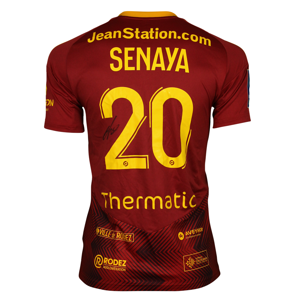 Marvin Senaya Rodez Aveyron Football jersey