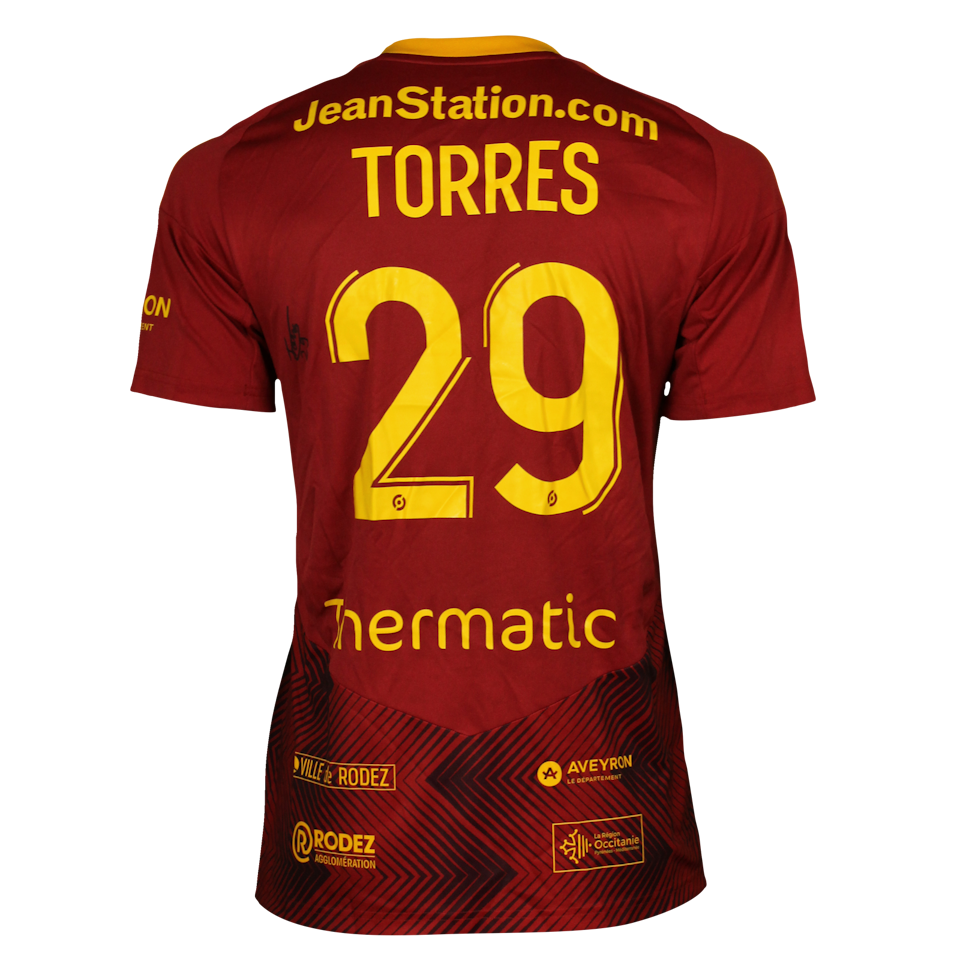 Louis Torres Rodez Aveyron Football shirt
