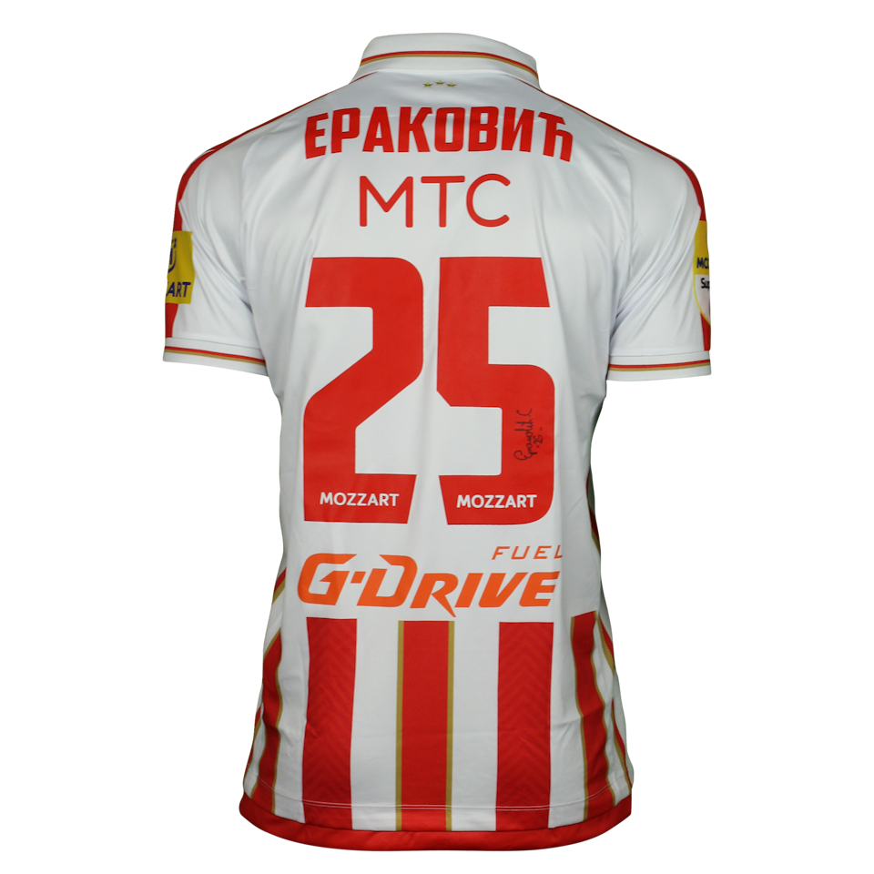 Strahinja Eraković FK Crvena zvezda shirt