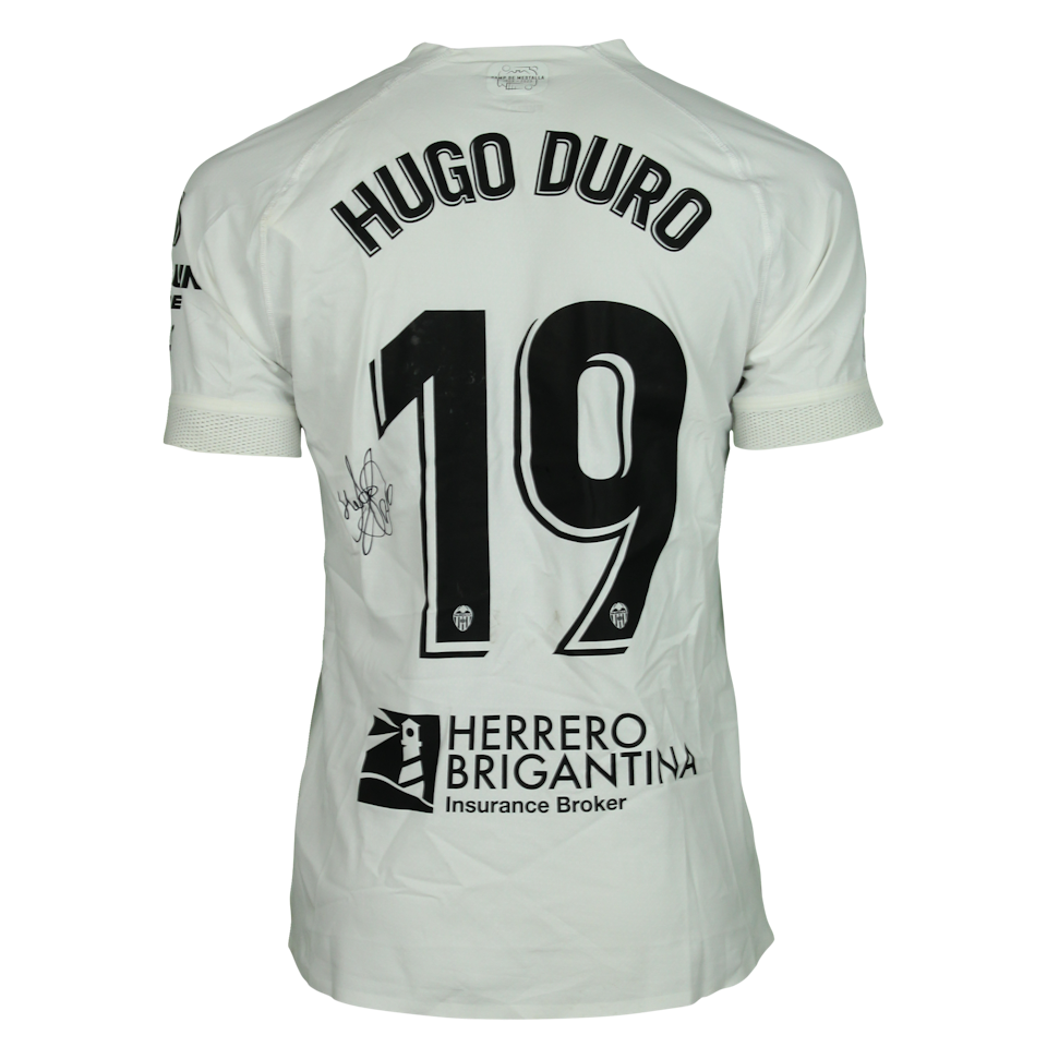 Valencia CF 팀의 Hugo Duro Perales 셔츠