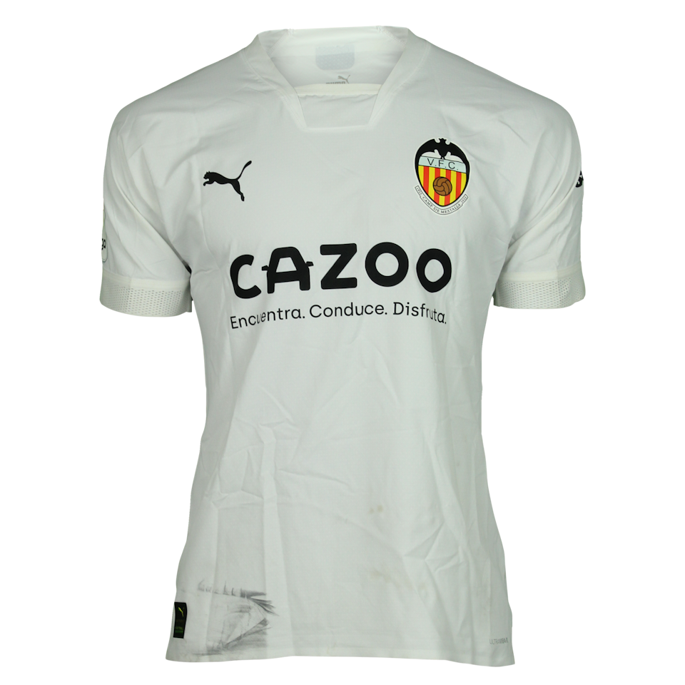 Valencia CF 팀의 Hugo Duro Perales 셔츠