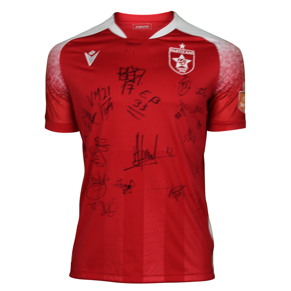 Squad Signed Shirt | FK Partizani
