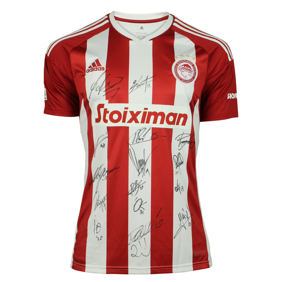 Squad Signed Shirt -In-beom Hwang 황인범 | Olympiacos