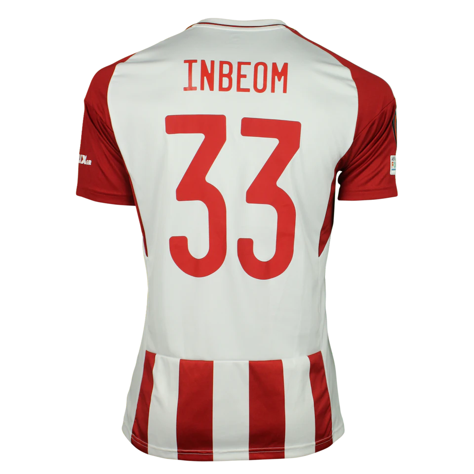 Squad Signed Shirt -In-beom Hwang 황인범 | Olympiacos