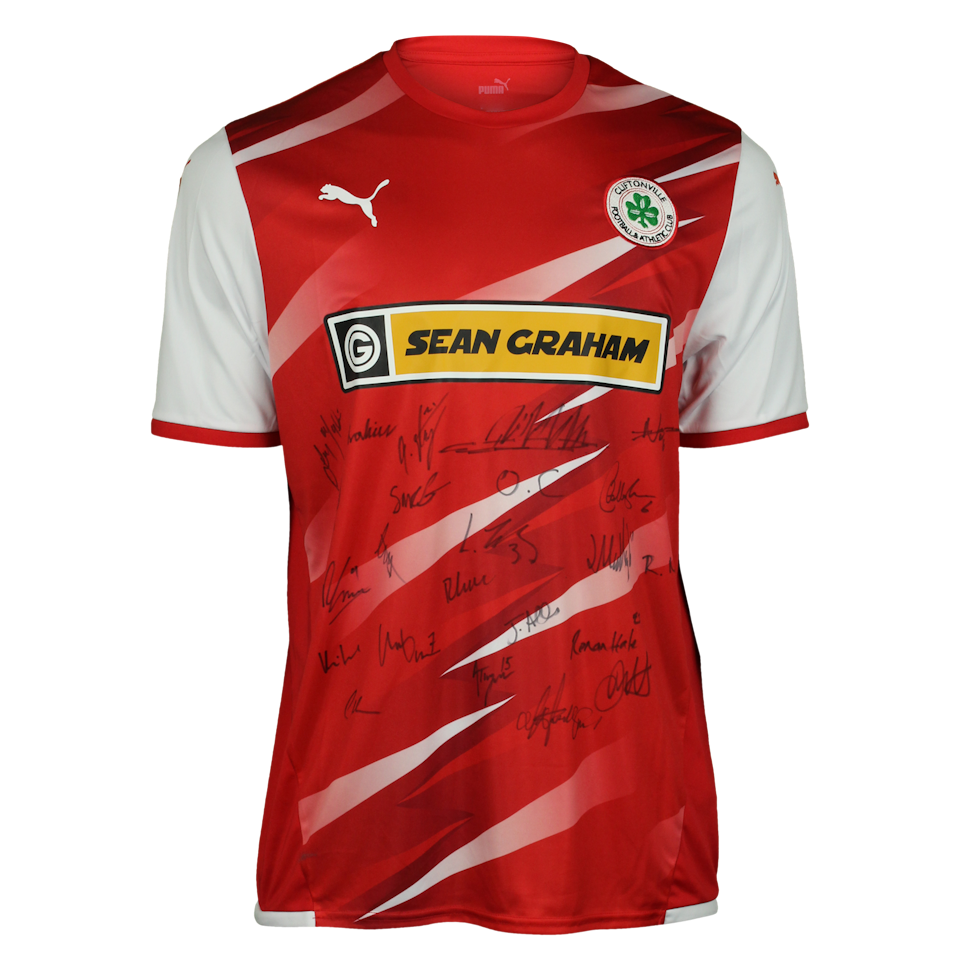 Squad Signed Shirt | Cliftonville FC