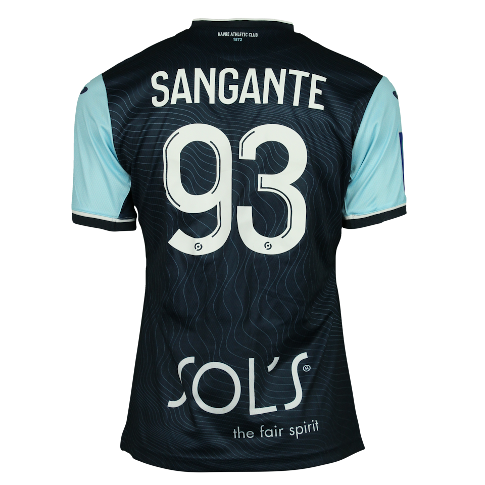 Maglia di Arouna Sangante (Havre AC)