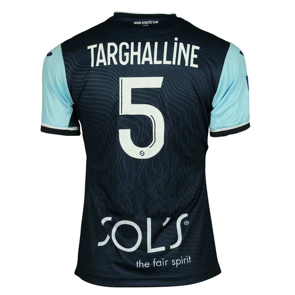 Oussama Targhalline Havre AC shirt