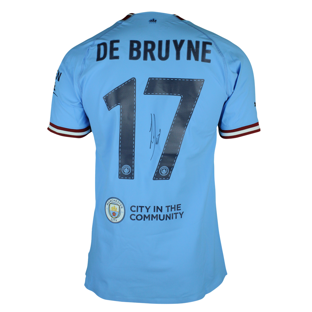 Kevin De Bruyne | Manchester City - Manchester United | MatchWornShirt