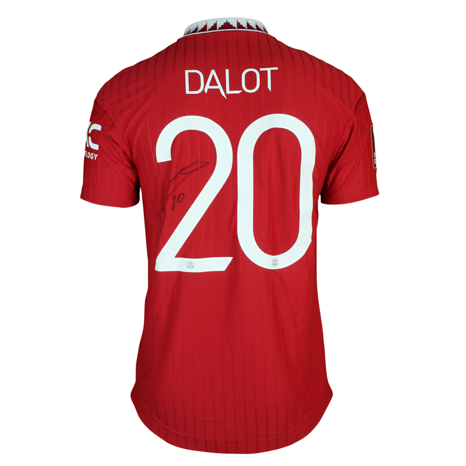 Diogo Dalot Manchester United shirt