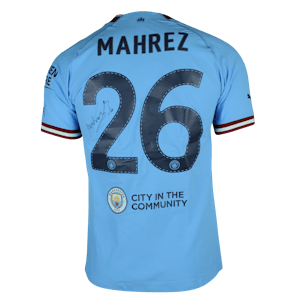 Riyad Mahrez Manchester City shirt