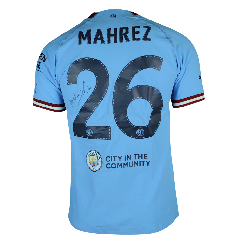 Riyad Mahrez | Manchester City - Manchester United | MatchWornShirt