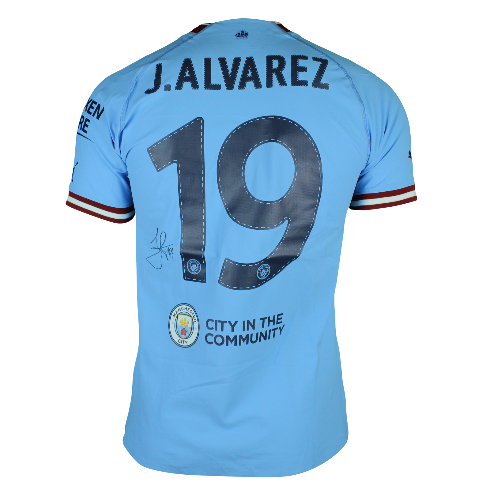 Julián Álvarez | Manchester City - Manchester United | MatchWornShirt