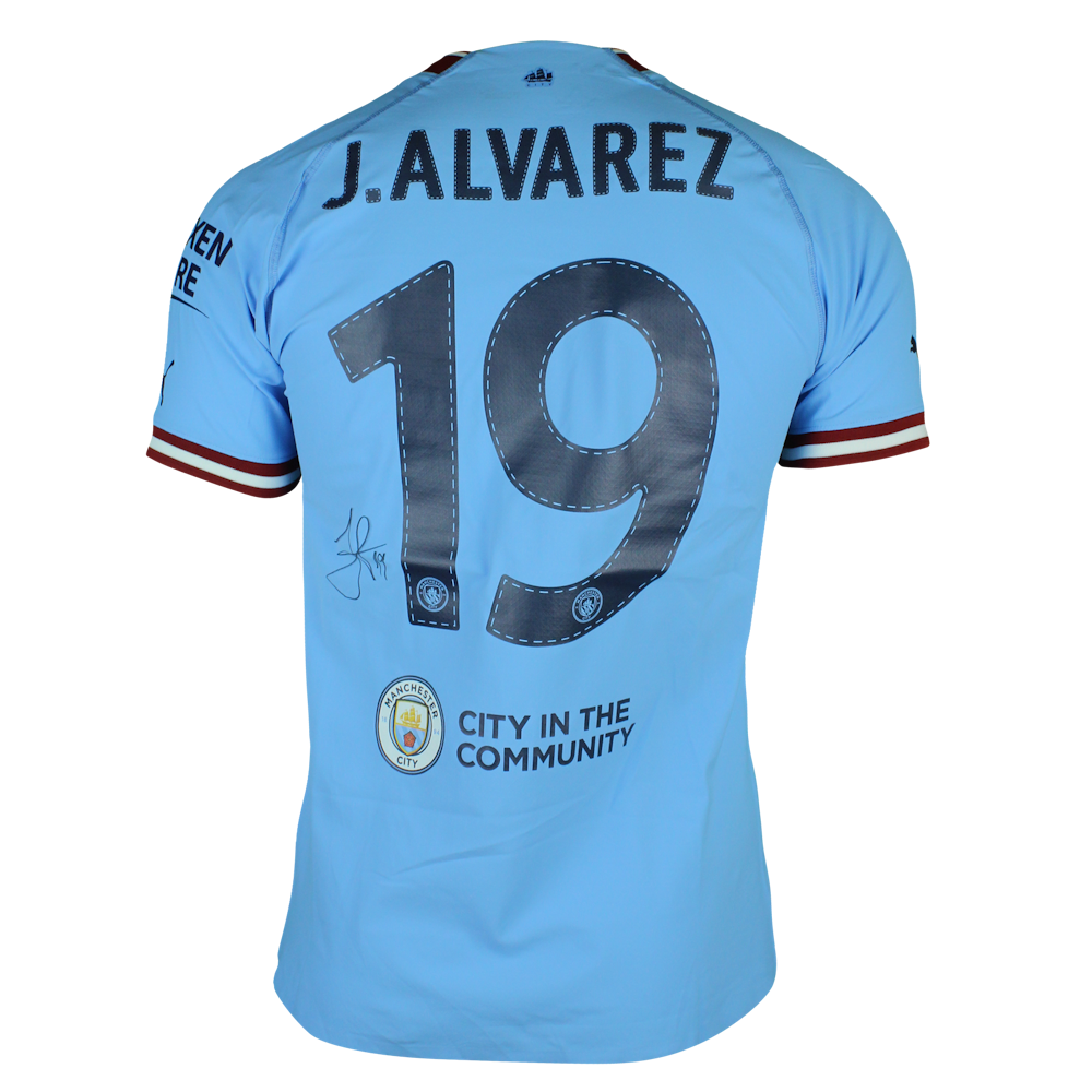 Julián Álvarez | Manchester City - Manchester United | MatchWornShirt