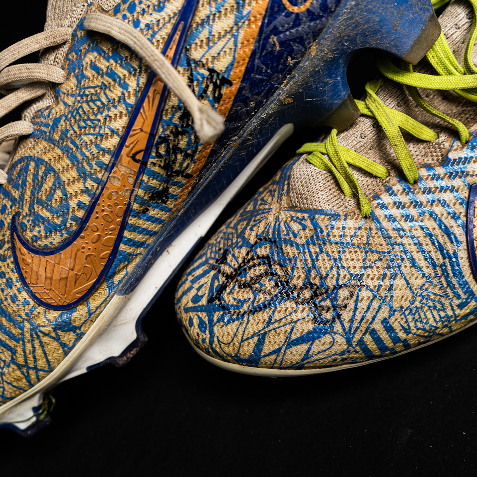Signed Football Boots - Victor Boniface 