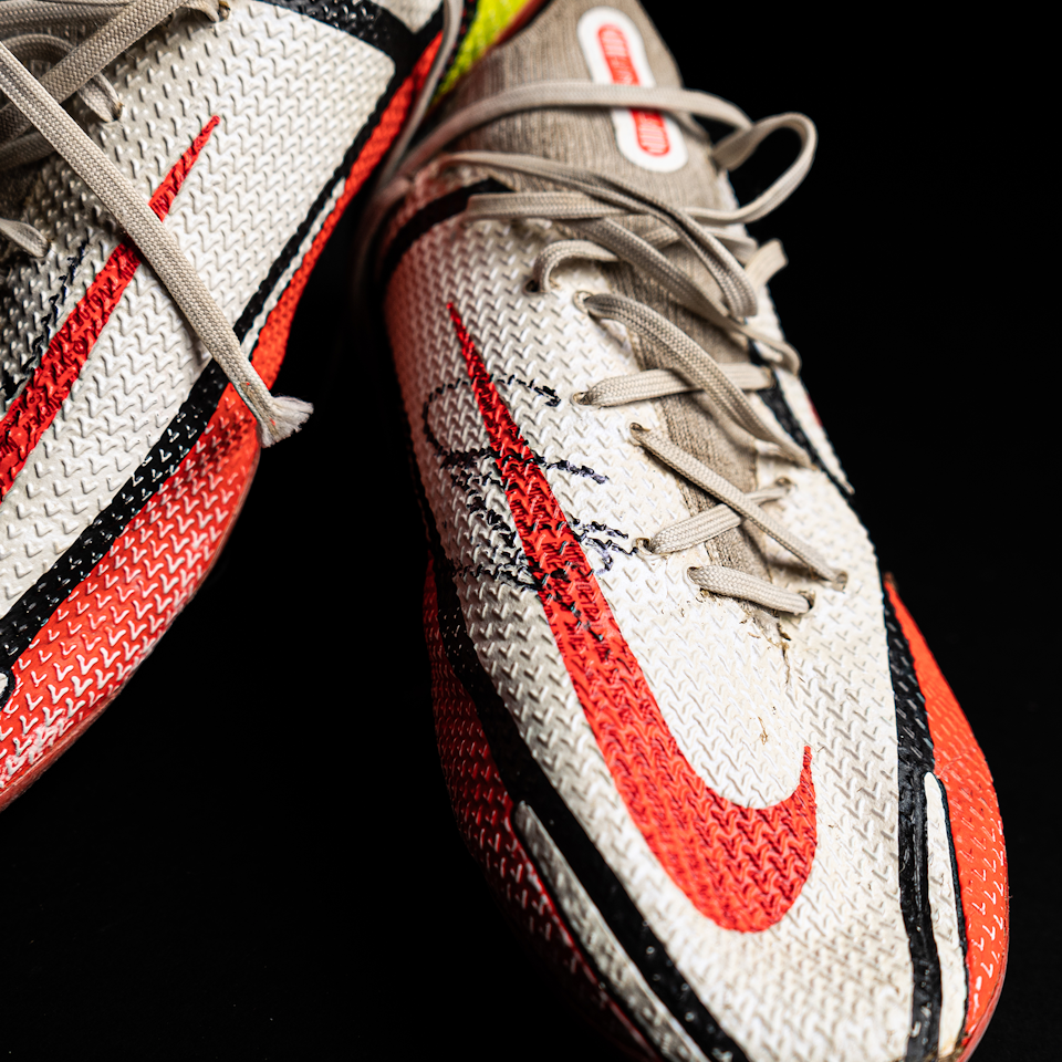 Signed Football Boots - Christian Burgess 