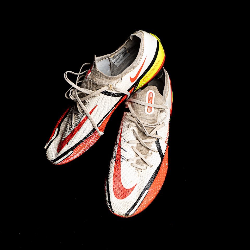 Signed Football Boots - Christian Burgess 