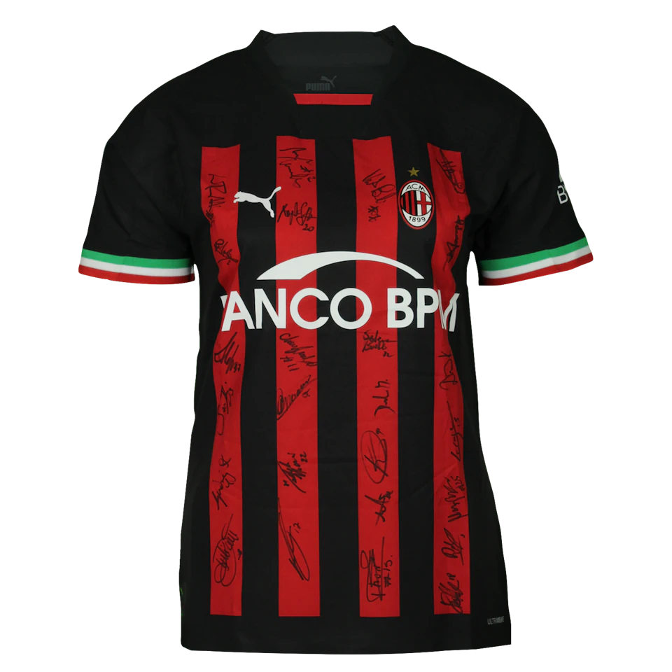 Squad Signed Shirt - AC Milan W