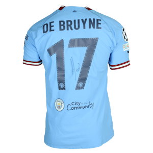 Kevin De Bruyne Manchester City shirt