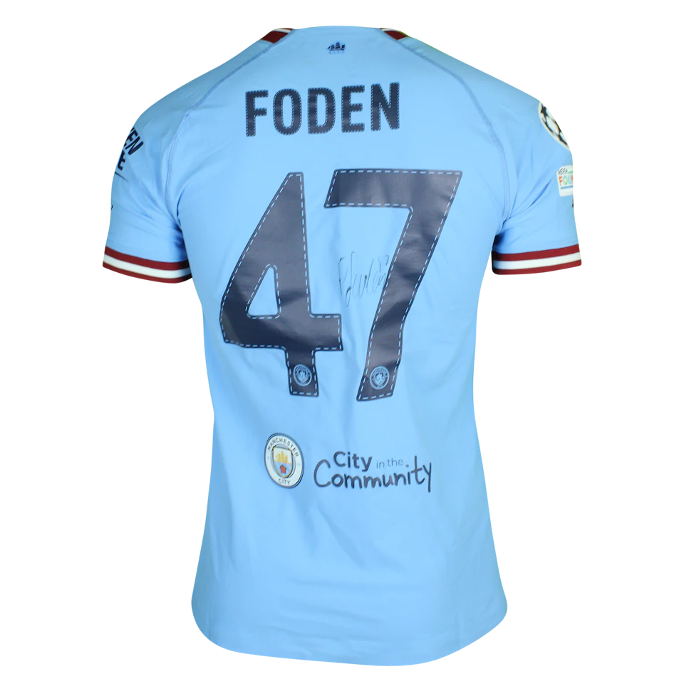 Phil Foden Manchester City shirt