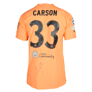 Scott Carson Manchester City shirt