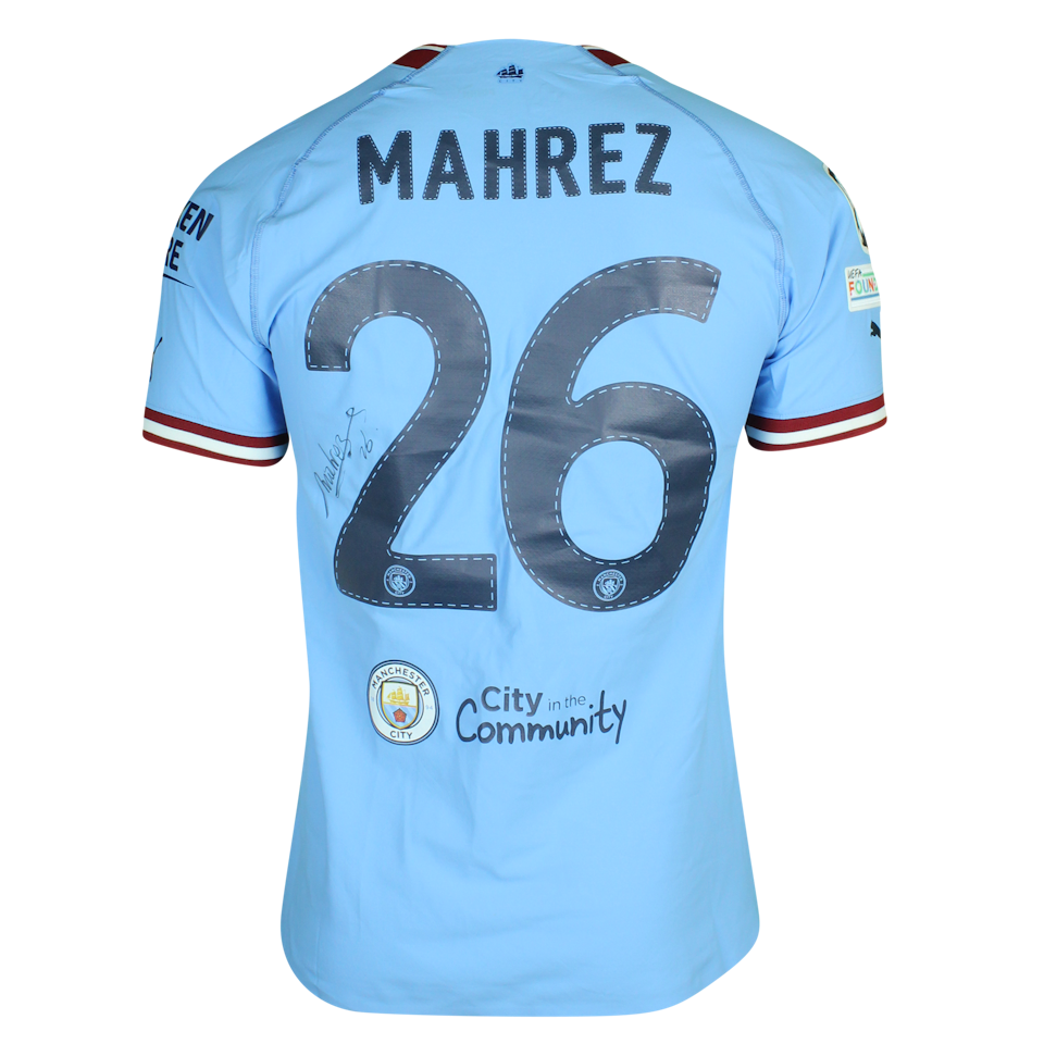 Riyad Mahrez Manchester City shirt