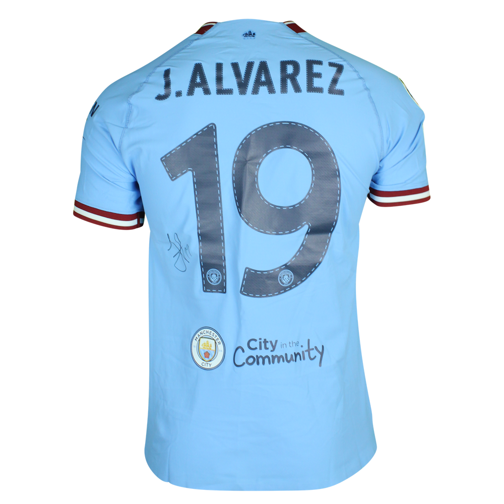 Julián Álvarez | Manchester City - Inter | MatchWornShirt