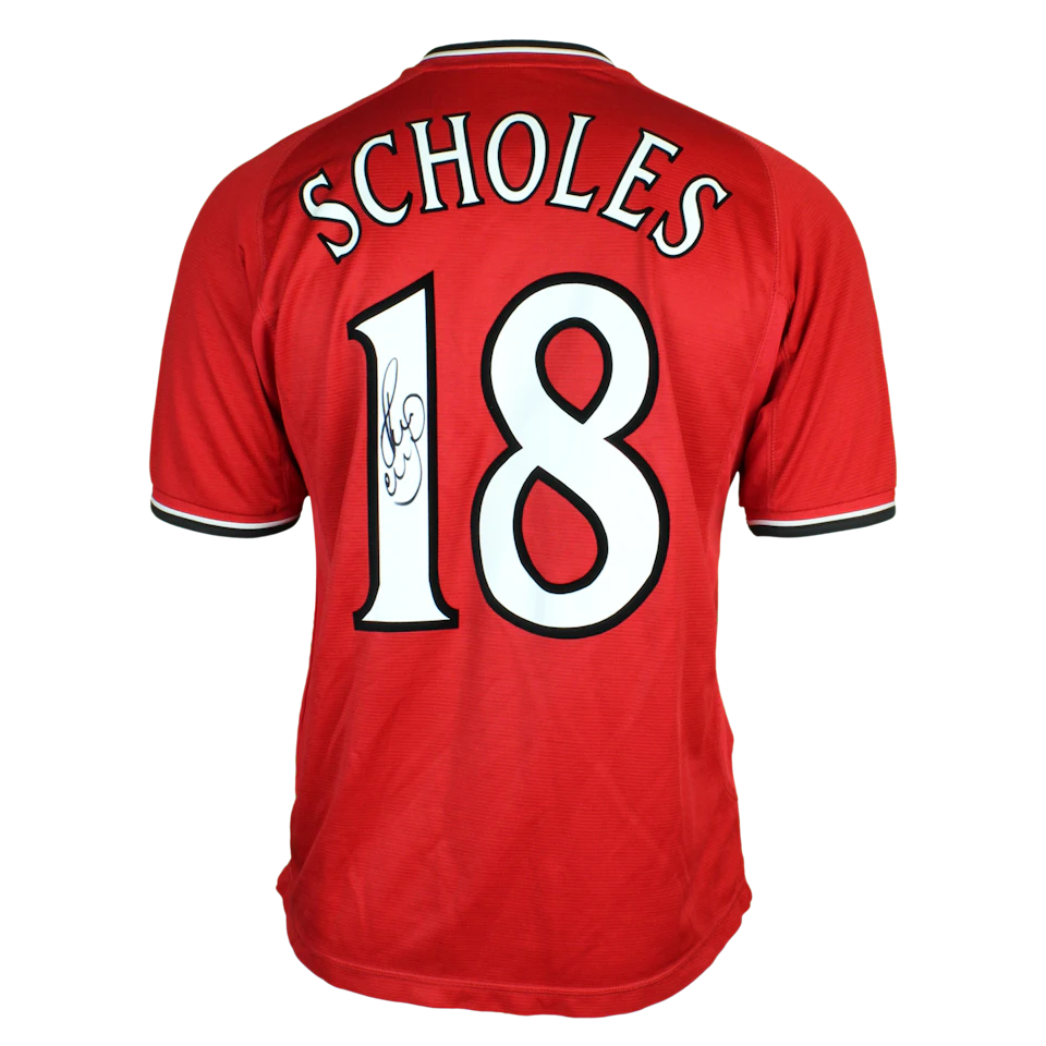 Paul Scholes Home Shirt 00-02