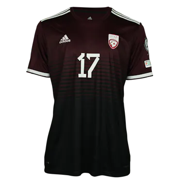 Marko Regža Latvia jersey
