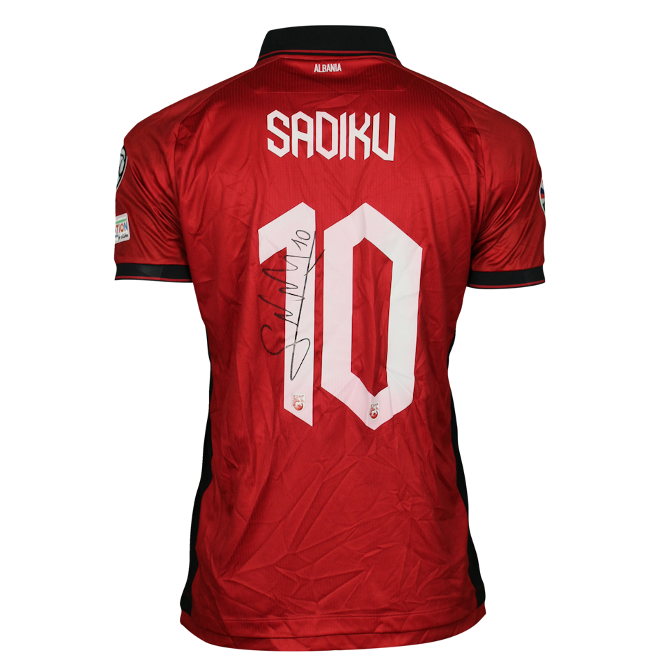 Armando Sadiku Albania shirt