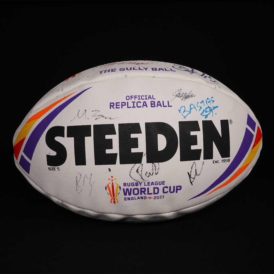 Greek Rugby League WC Signed Ball