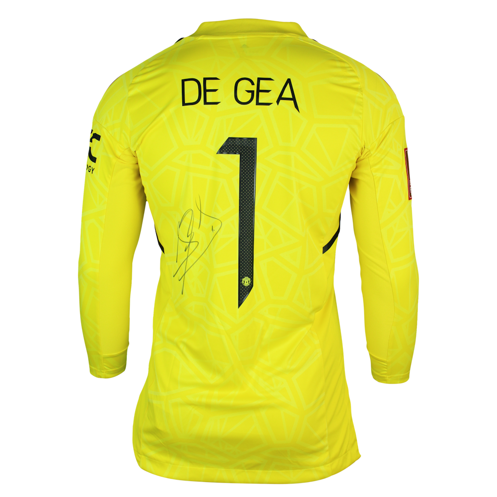 David de Gea | Manchester City - Manchester United | MatchWornShirt