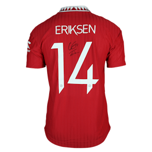 Manchester United 팀의 Christian Dannemann Eriksen 셔츠