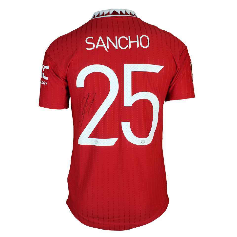 Jadon Sancho Manchester United shirt