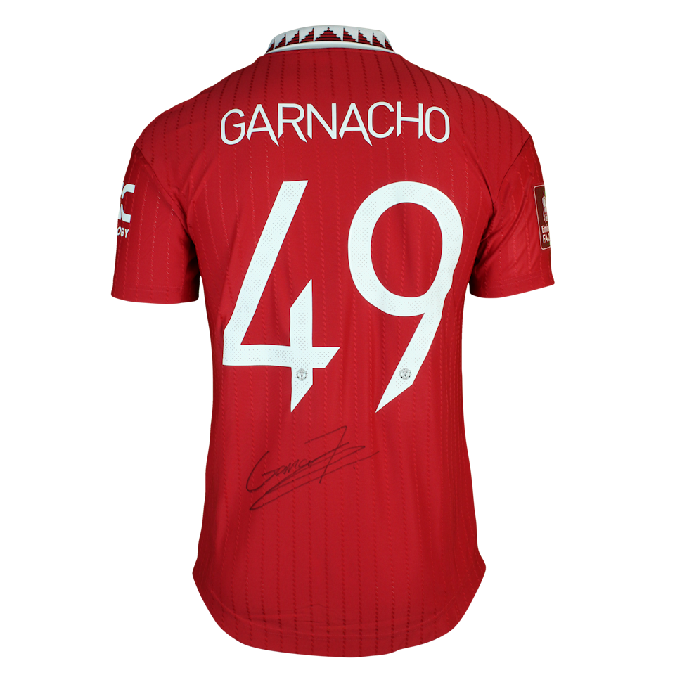 Alejandro Garnacho Manchester United shirt