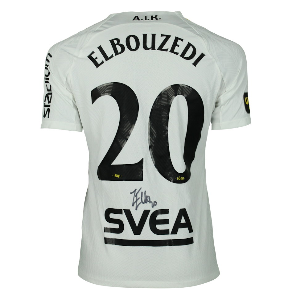 Zachary Elbouzedi AIK shirt