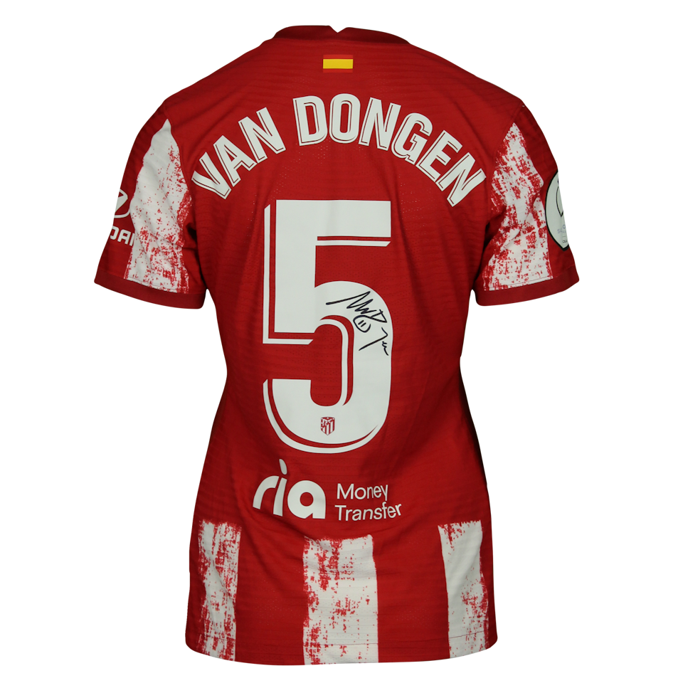 Signed Atletico Madrid Shirt - Merel van Dongen