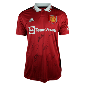 Squad Signed Manchester United Shirt 22/23 