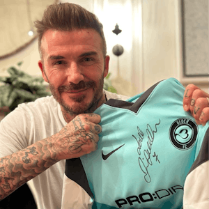David Beckham Signed Beder FC Shirt