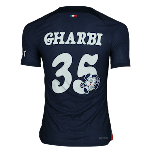 Paris Saint-Germain 팀의 Ismaël Gharbi 셔츠