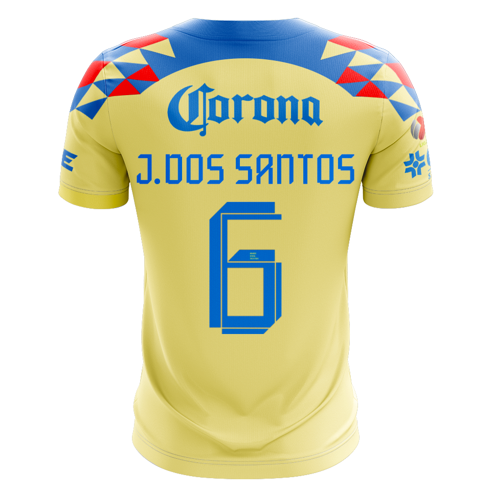 Jonathan dos Santos Club América jersey