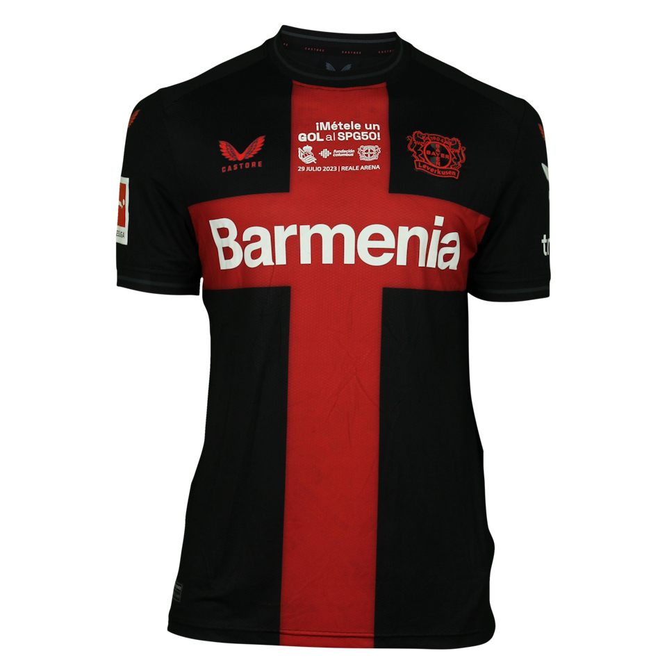 Jeremie Frimpong Bayer Leverkusen shirt